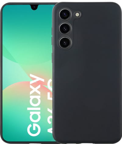 Hoesje geschikt voor Samsung Galaxy A26 hoesje zacht siliconen- Arara backcover - Zwart