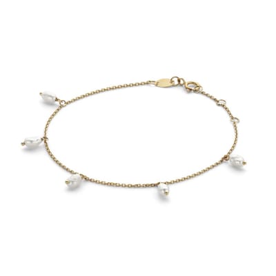 Jackie Pearls of Amalfi Bracelet 14 Karaat Goud 18