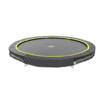 EXIT Silhouette Sporttrampoline ø305cm - Inground - Ingraaftrampoline - Rond - Voor Kinderen - Zwart