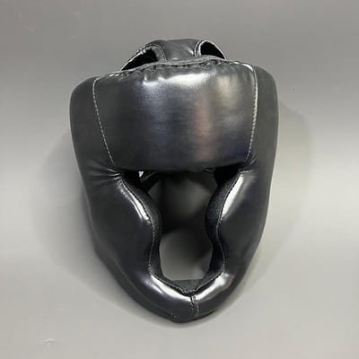Casque de boxe pour adulte, équipement de tête de taekwondo, casque de Muay Thai, casque d'entraînement Sanda One Size noir
