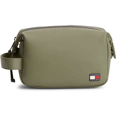 Tommy Hilfiger Elevated Pu Washbag Spanish Olive Größe: OS | Reisetaschen Outlet | Herren | Grün