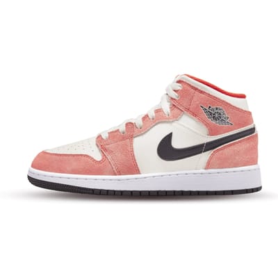Air Jordan 1 Mid SE Orange Suede (GS) - Maat 35.5
