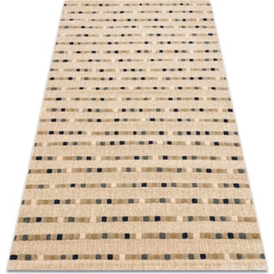 Kleden Rugsx Tapijt Wol JADE 45023/100 Strips beige / 160x230 cm