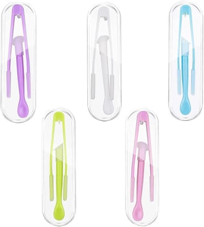 Contactlens pincetten en zuignap set, 5 stuks voor veilig verwijderen en plaatsen van contactlenzen, ideaal voor reizen en dagelijks gebruik