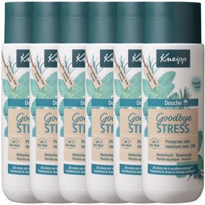 Kneipp Douche Goodbye Stress - 6 x 200 ml - Voordeelverpakking