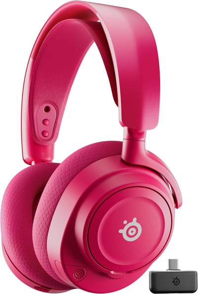 SteelSeries Arctis Nova 7 Gen 2 - Draadloze Gaming Headset - 50 uur accuduur - PC, PlayStation, Switch & Mobiel - Magenta