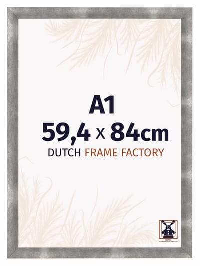 Fotolijst A1 59,4x84 cm - MDF - Metaal Vintage - Praag