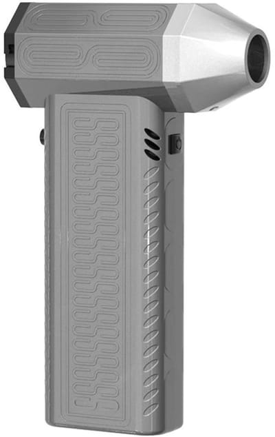 Draagbare Ventilator - Luchtblazer Turbo - Stof Verwijderen - Krachtige Borstelloze Motor - 146mm Lengte - Grijs
