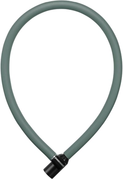 AXA Resolute 6-60 Kabelslot – 60 cm – 6 mm – Automatische Kliksluiting – Groene Coating – Voor Kinderfietsen