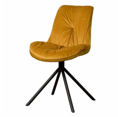 Tower Living Palma Stoel - fabric Bluvel 68 yellow