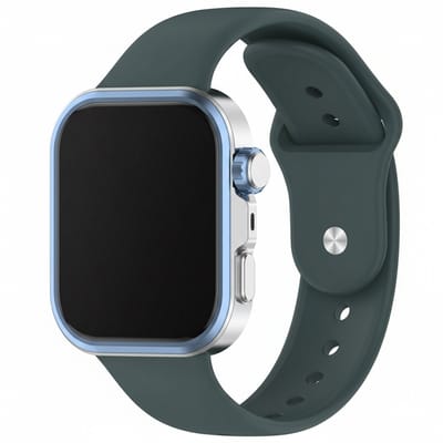 Siliconen bandje - geschikt voor Huawei Watch Fit 5 (PRO), Watch Fit 4 (Pro), Watch Fit 3 - druksluiting - army