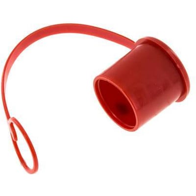 38 mm Kunststof Stofbeschermingskap voor snelkoppeling met ketting [2 Stuks]
