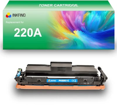 INKFIND 220A (W2201A) Cyaan tonercartridge compatibel met HP 220A (W2201A) Cyaan toner cartridge - 1-pack Cyaan