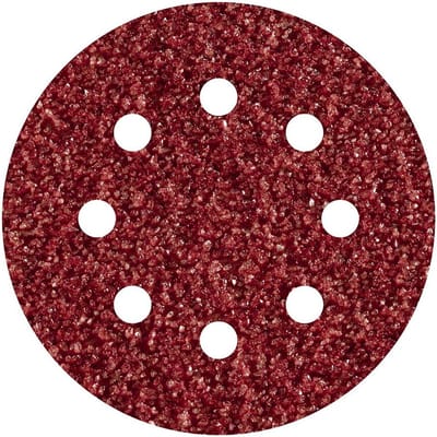 wolfcraft - 5 klittenbandschijven voor hout/metaal, Ø 125 mm, korrel 60 - 2250000