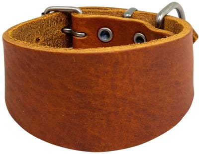 Animal Boulevard Ab30116 - Hals- En Leibanden - Hond - Ab Country Leather Galgo Halsband Bruin-28-33cm - Maat: 28-33cm - 205346