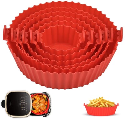 Dailygoods- Siliconen Bakvorm - 6 Stuks - Hittebestendig tot 240 °C