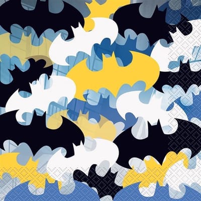 Servetten - Batman - (16 stuks) - Halloween servetten - Halloween decoratie - servies - napkins - Servetten tafel