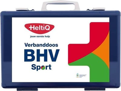 HeltiQ BHV Verbanddoos Modulair, Sport (Blauw)