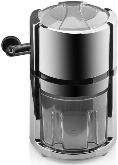 IJsbreker Handmatig - IJsmachine Sneeuw - Drankjes Koelen - Roestvrij Staal - 16 cm Diameter - Zilver