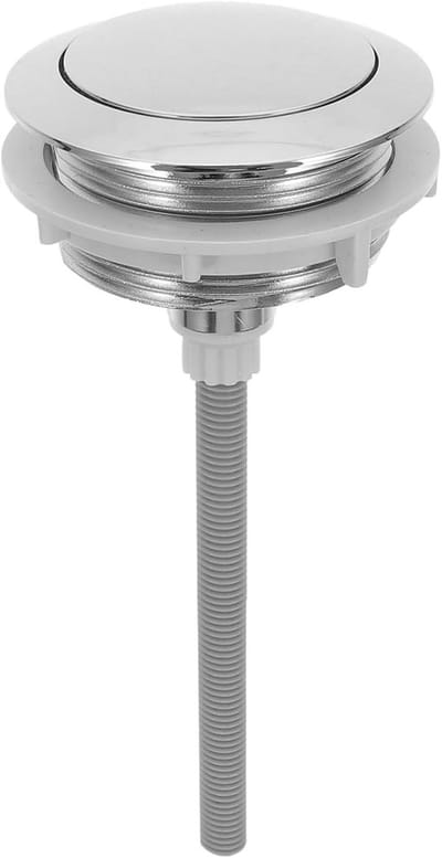 Toilet Spoelknop Vervangingsknop voor Waterreservoir - Universele Flush Knop voor Toiletten, Duurzaam en Efficiënt, Afmetingen 15.5 * 6.3 * 6.3cm