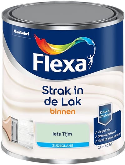 Flexa - Strak In De Lak Binnenlak Zijdeglans - Iets Tijm - Mengverf - 1 L