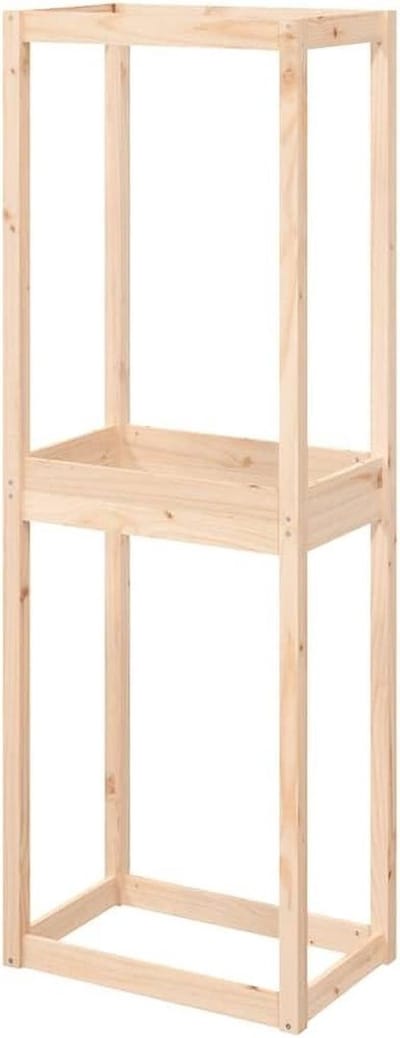 Bandenrek - Bandenopslag - Auto Onderhoud - Massief Hout - 63x40x180 cm - Houtkleur