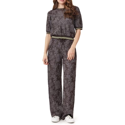 Scotch & Soda Crew Neck Tee Hot Fudge All-over Bandana Taglia: XS | Maglioni a maglia Outlet | Donna