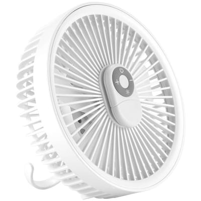 fan-Deze kleine bureauventilator is oplaadbaar via USB, heeft drie snelheidsstanden, is krachtig, draagbaar en gebruiksvriendelijk, waardoor hij geschikt is voor slaapkamers en woningen.