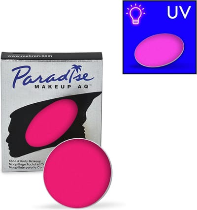 Mehron - Paradise AQ Schmink op Waterbasis Neon/Glow in the Dark - Intergalactic - Neon Roze - 7 gram