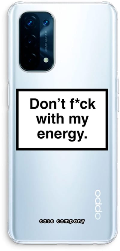 Case Company® - Hoesje geschikt voor Oppo A74 5G hoesje - My energy - Soft Cover Telefoonhoesje - Bescherming aan alle Kanten en Schermrand