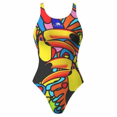 Turbo Tucan Pro Resist Zwemkleding Veelkleurig L Vrouw