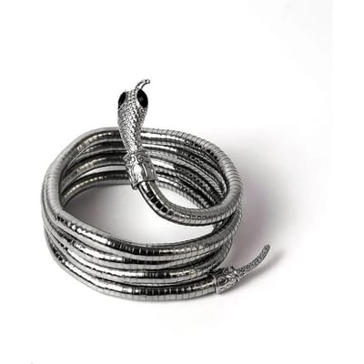 Slang Creatieve Sieraden Kunnen Worden Gebruikt Als Ketting en Armband Gepersonaliseerde HotGirl Slang Wrap Damesketting Halloween Sieraden gray