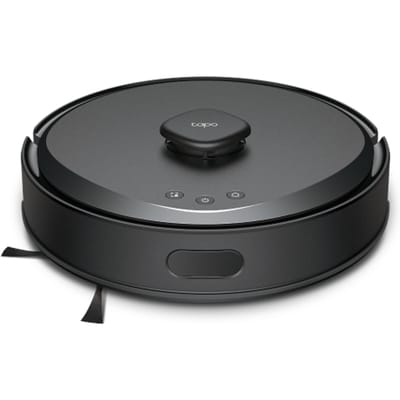 TP-Link Tapo RV30 Max Robotstofzuiger met dweilfunctie - 5300 Pa Hyperzuigkracht - LiDAR+IMU Dual-navigatie - Vacuüm & Dweil met Tapo IQ+ Smart Cleaning- Zwart