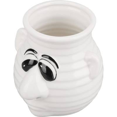 Séparateur d'œufs Nez morveux amusant Opération facile Céramique durable Gain de temps Séparateur de blanc d'œuf pour œuf Cuisine white