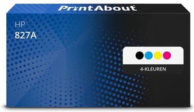 PrintAbout huismerk Toner 827A (CF300A) 4-kleuren Multipack Geschikt voor HP