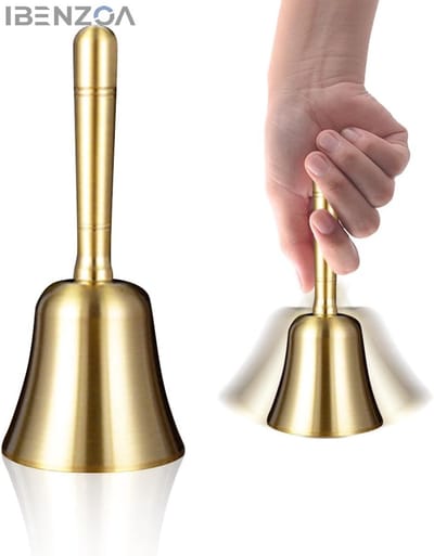 Handbel - Klassiek - Goud - Messing