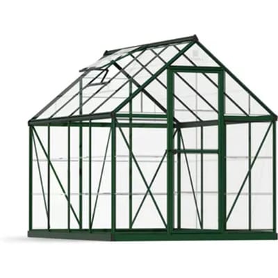 Canopia Tuinkas Harmony 6x8 - Polycarbonaat - Groen - 185x247x208cm