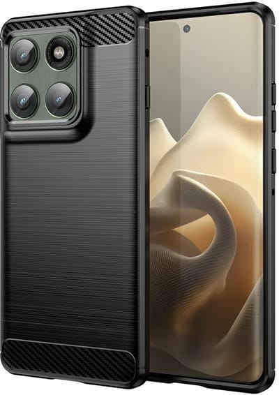 Coverup Hoesje - Geschikt voor Motorola Edge 60 Pro Hoesje - Coverup Armor Brushed TPU Back Cover - Zwart