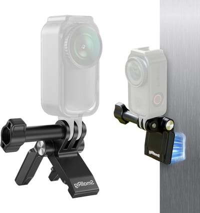 Magnetische Houder voor Actiecamera met Snelle Ontgrendeling, Compatibel met DJI Osmo Nano/Action 4/5 Pro en GoPro Hero 13/12/11, Arca-Swiss en 1/4"-20 Bevestiging