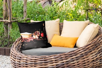 Buitenkussen - Stilleven - Vintage - Borrelplank - 45x45 cm - Weerbestendig