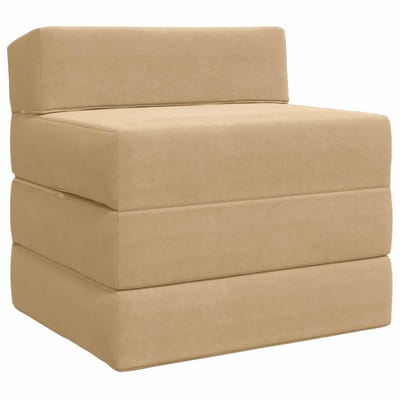 vidaXL - Vouwbare - Sofa - Bed - Lichtgroen - Grijs - 200 - x - 70 - x - 15 - cm