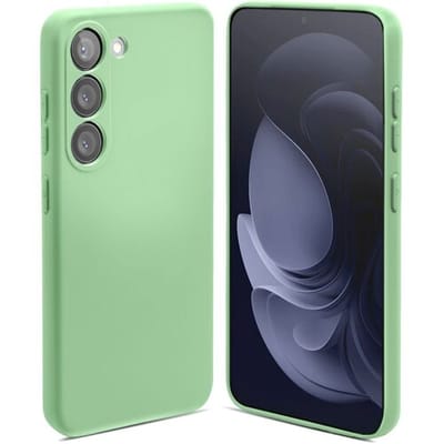 ShieldCase Siliconen Hoesje geschikt voor Samsung Galaxy A55 hoesje - optimale bescherming - perfecte pasvorm - TPU Materiaal - lichtgroen