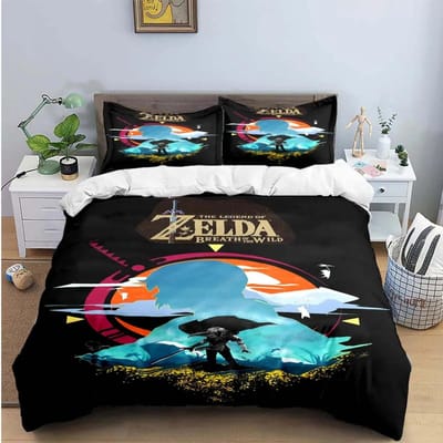 Prachtige Spel Z-Zelda Beddengoed Sets Prachtige Set Dekbedovertrek Beddekenset Beddengoed Set Luxe Cadeau Huis Textiel EU Single(135*200cm)3pcs