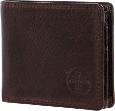 CHIEMSEE Leren Portemonnee Leather Wallet Brown Donkerbruin