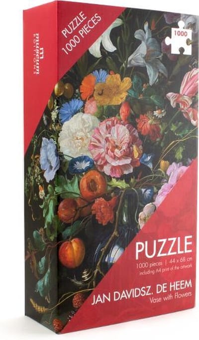 Lanzfeld - Puzzel Volwassenen - 1000 Stukjes - De Heem - Stilleven Met Bloemen - Kunst