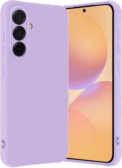 Hoes - Geschikt voor Samsung Galaxy A36 - Sterk & Shockproof - Hoesje Cover - Siliconen Case - Lila