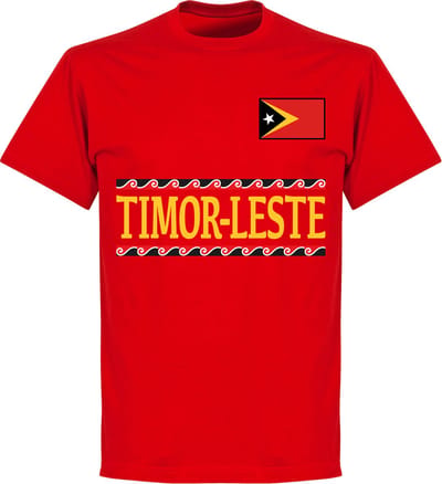 Oost Timor Team T-Shirt - Rood - XS