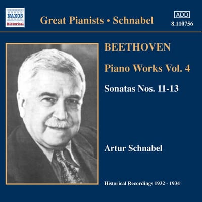 Artur Schnabel - Beethoven: Piano Works 4 (CD)