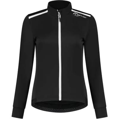 Rogelli Pesara Dames Fietsjack Winter - Achterzak - Zwart/Wit