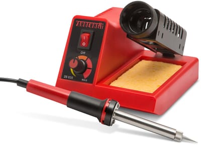 Analoge Soldeerstation - 230V 58W - Temperatuurregelbaar 150-480°C - Inclusief Soldeerbout en Spons [28020]